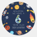 Recherche de fusée autocollants Fête d'anniversaire