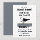 Recherche de mouettes invitations Plage