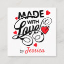 Recherche de love cartes visite Rustique