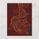 Recherche de dragon rouge chinois cartes postales Asiatique