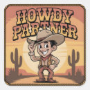 Recherche de cow boy autocollants Vintage