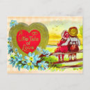 Recherche de campagne romantique cartes postales Vintage
