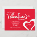 Recherche de dîner du jour de valentine invitations Coeur