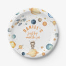 Recherche de espace extra atmosphérique assiettes en papier Premier anniversaire