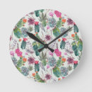 Recherche de exotiquement horloges Succulent