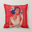 Recherche de singe coussins Rouge