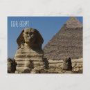 Recherche de statue de sphinx cartes postales Giza