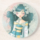 Recherche de kimono dessous de verres Bleu