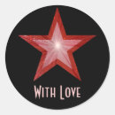 Recherche de rouge noir autocollants Étoile