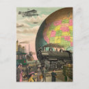 Recherche de biplans cartes postales Vintage