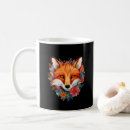 Recherche de beau renard tasses Aquarelle