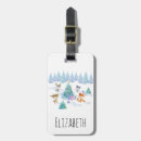 Recherche de animaux de noël bagages étiquettes Hiver