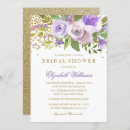 Recherche de purple bridal shower invitations Fleurs