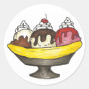 Recherche de séparation autocollants Dessert