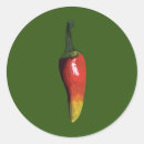 Recherche de poivron rouge autocollants Piment