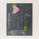 Recherche de cocktail puzzles Cosmopolite