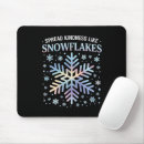 Recherche de flocons neige tapis souris Saison hivernale