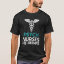 Recherche de psych infirmière tshirts Hôpital