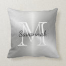 Recherche de metal coussins Monogrammé