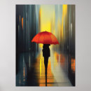 Zoek naar rode paraplu posters Abstract