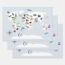 Recherche de monde animal papier cadeau Animaux