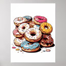 Zoek naar donut art posters Gebakje