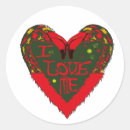 Recherche de i love autocollants Rouge