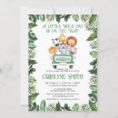 Recherche de wild animal baby shower invitations Animaux safari