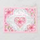 Recherche de maman coeur vœux cartes Floral
