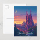 Recherche de sagrada familia cartes postales Illustration