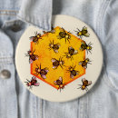 Recherche de abeille de miel badges Nid d'abeille