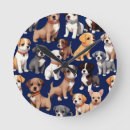 Zoek naar puppy hond klokken Patroon