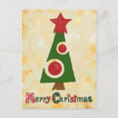 Recherche de noël arbre cartes postales Élégant