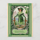 Recherche de poème irlandais cartes postales Vintage