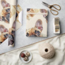Recherche de bulldog papier cadeau Aquarelle