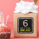 Recherche de numéro 6 autocollants 6e anniversaire