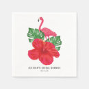 Recherche de luau serviettes Flamant rose
