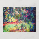 Zoek naar monet waterlelies briefkaarten Vijver