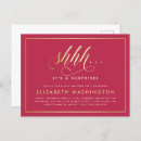Recherche de shhh surprise invitations Script