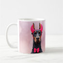 Recherche de doberman pinscher tasses Chien de garde