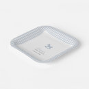 Recherche de cheval assiettes en papier Bleu