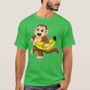 Recherche de singe avec la banane tshirts Noël