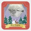 Recherche de père noël classique autocollants Moderne