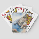 Recherche de peinture paysage jeux de cartes Illustration