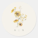 Recherche de tournesols autocollants Monogramme
