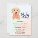 Recherche de dog baby shower invitations Récupérateur doré