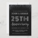 Recherche de mariage anniversaire invitations Argent