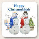 Recherche de menorah dessous de verres Aquarelle