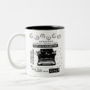 Recherche de machine écrire tasses De l'auteur