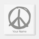 Recherche de hippie symbols magnets Rétro